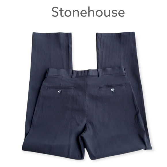 STONEHOUSE• WOMENS STRIPED PANT• HI RISE/CLASSIC LEG 9/10 - Picture 7 of 16